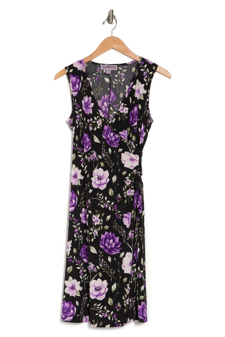 Mila Sleeveless Side Ruched Dress, Alternate, color, ALLIUM