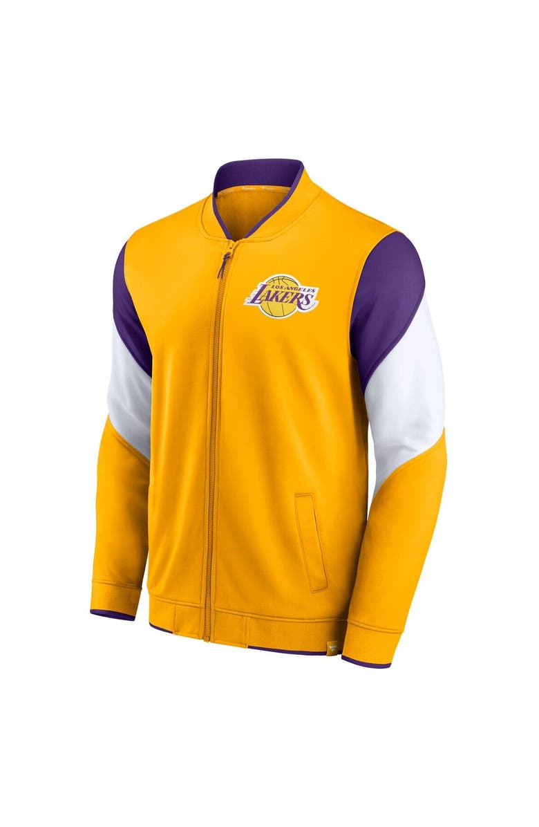 FANATICS Men's Fanatics Branded Gold/Purple Los Angeles Lakers League Best Performance Full-Zip Top, Alternate, color, Gold