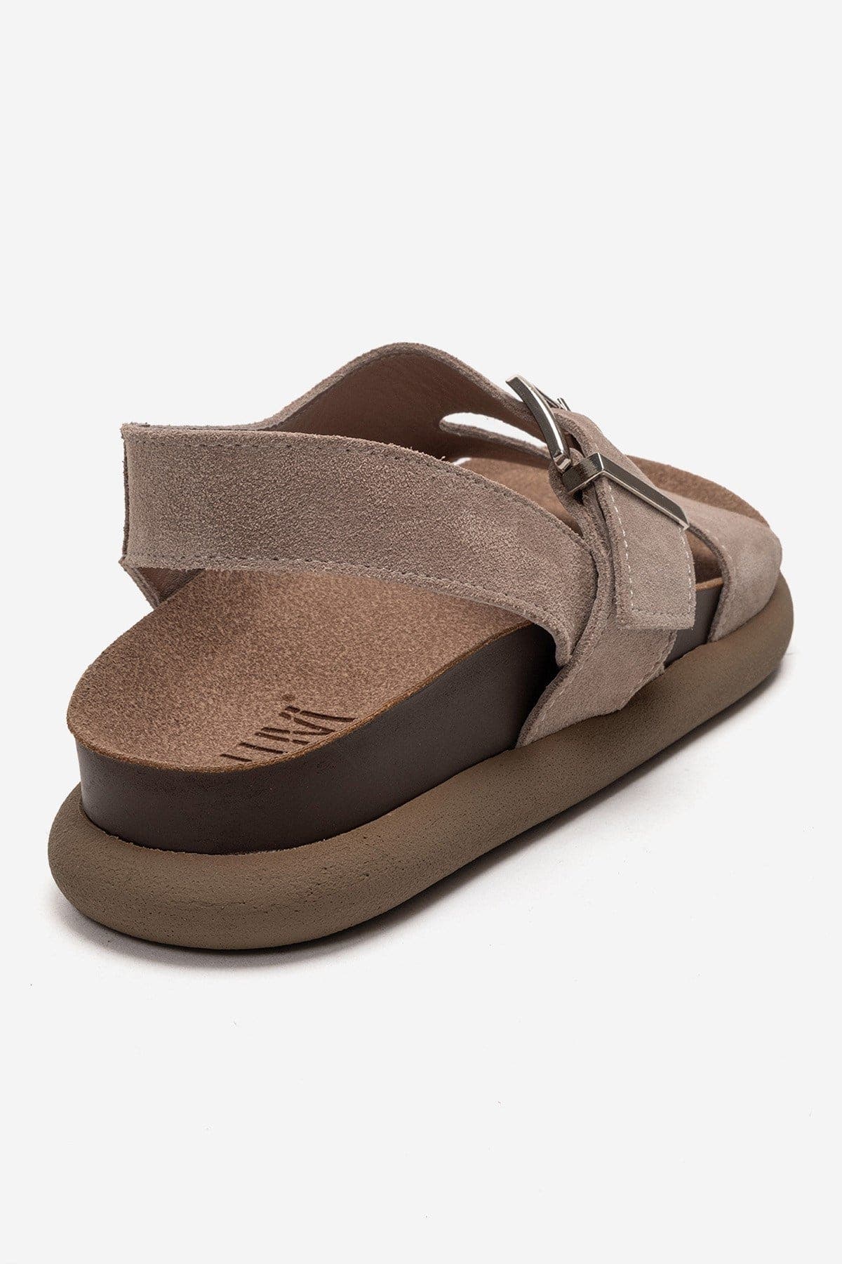 Jalven Leather Sandal, Alternate, color, Ivory Suede