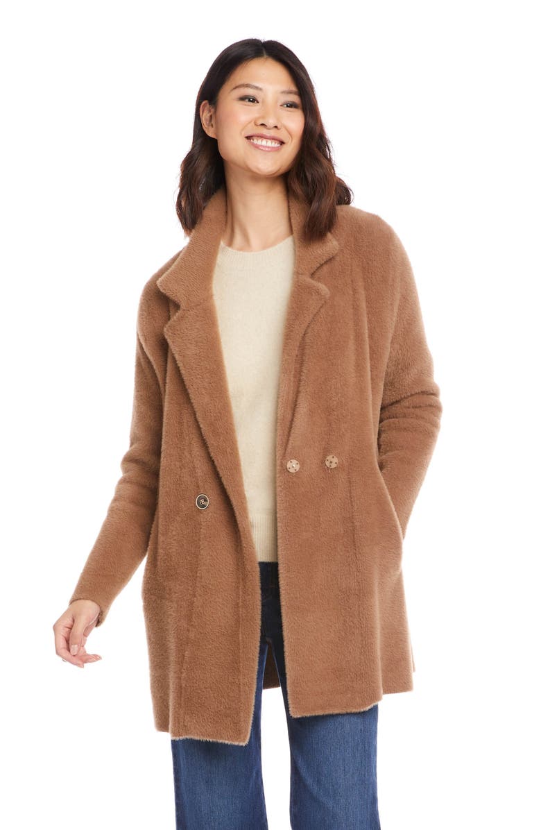 Karen Kane Textured Sweater Coat, Alternate, color, 