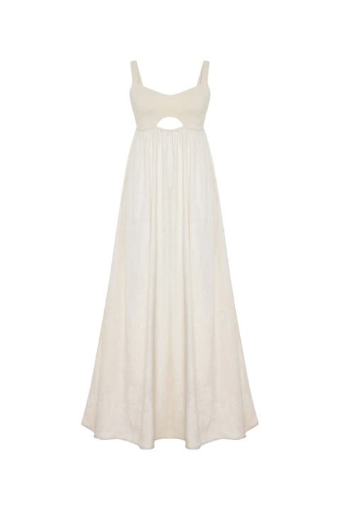 Daydreamers Strappy Maxi Dress With Knit Top
