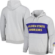 FANATICS Men's Fanatics Branded Heather Gray Golden State Warriors Wordmark French Terry Pullover Hoodie
