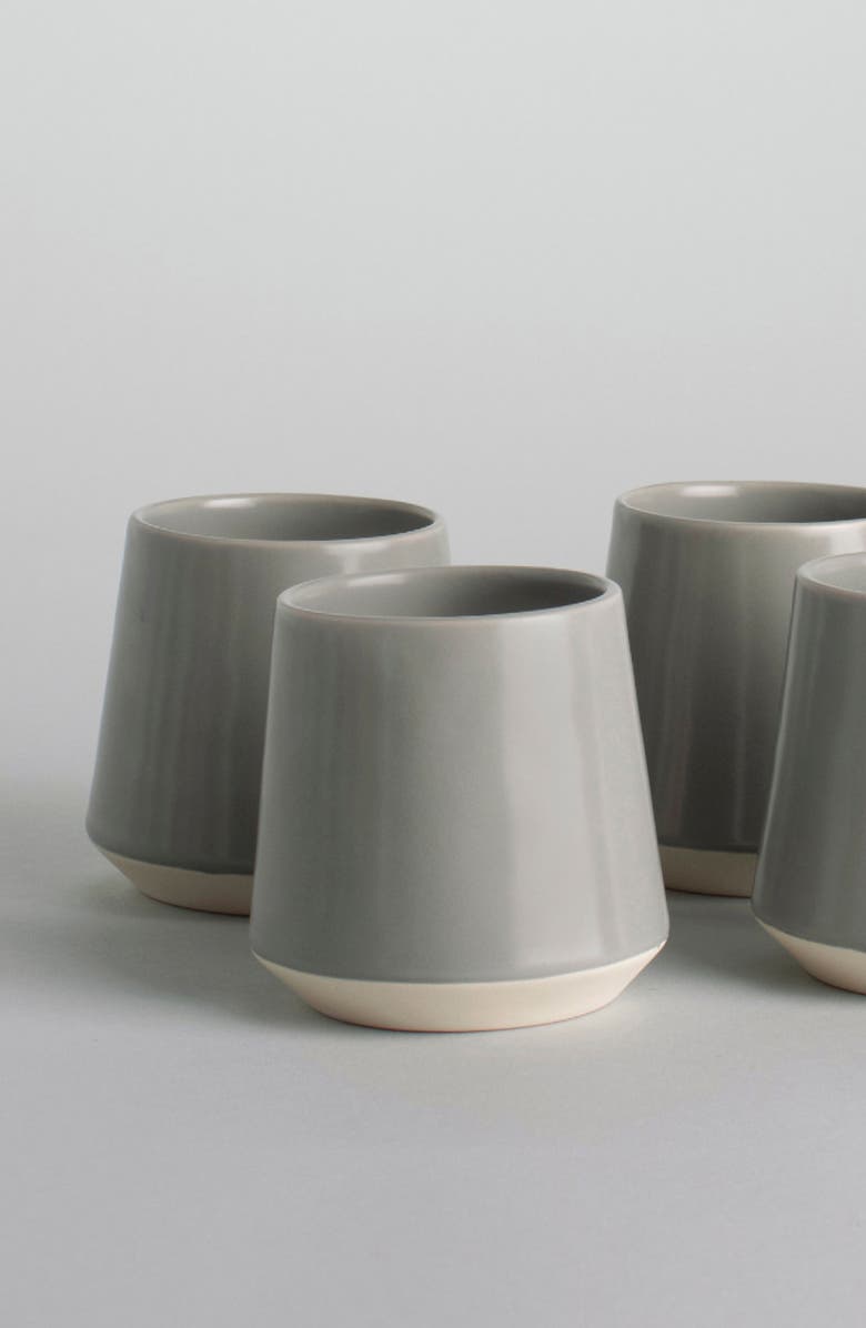 Fable The Cups Set of 4 Cups, Alternate, color, Dove Grey