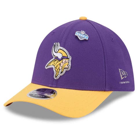 Men's New Era  Purple/Gold Minnesota Vikings 2026 NFL Draft 39THIRTY M-Crown Flex Hat
