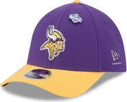 New Era Men's New Era Purple/Gold Minnesota Vikings 2026 NFL Draft 39THIRTY M-Crown Flex Hat