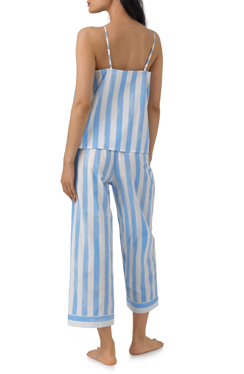 BedHead Pajamas Stripe Crop Organic Cotton Pajamas, Alternate, color, 