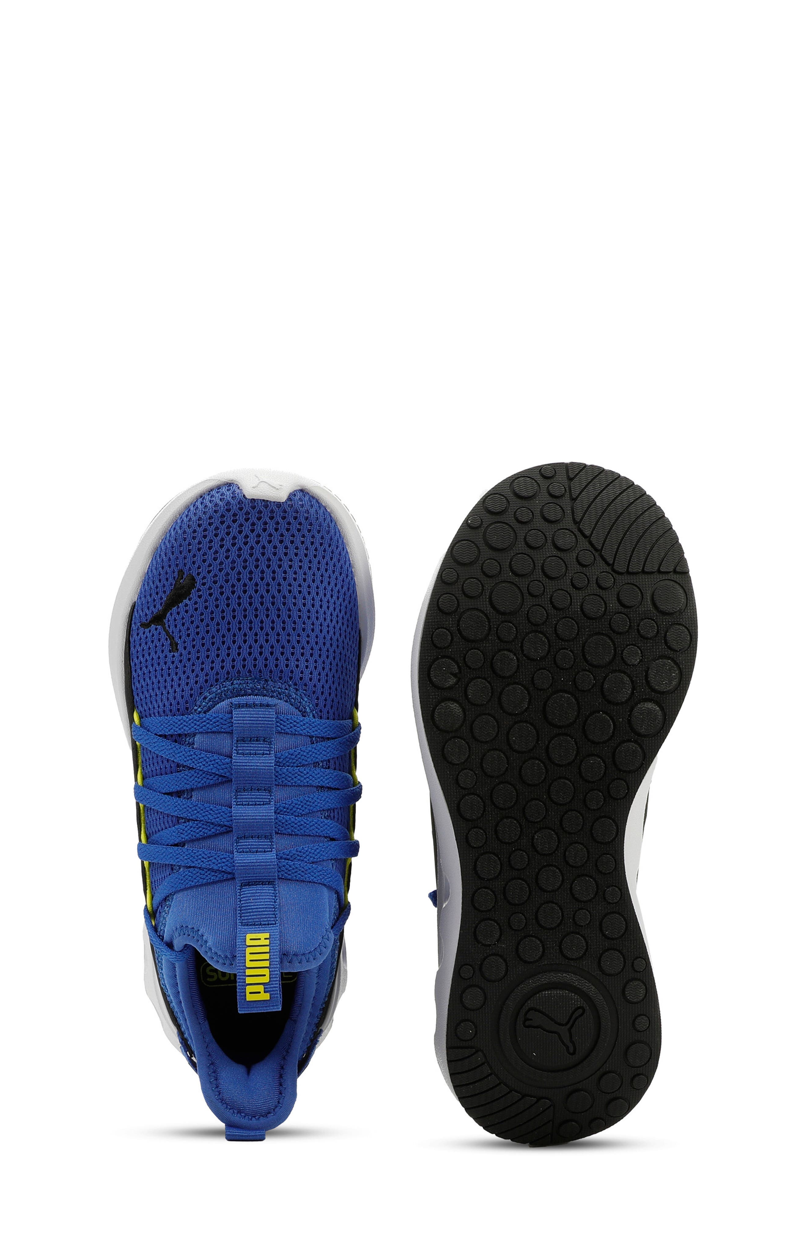 PUMA Kids' Carson Fresh Sneaker, Alternate, color, Royal Sapphire/ Lime/ Black