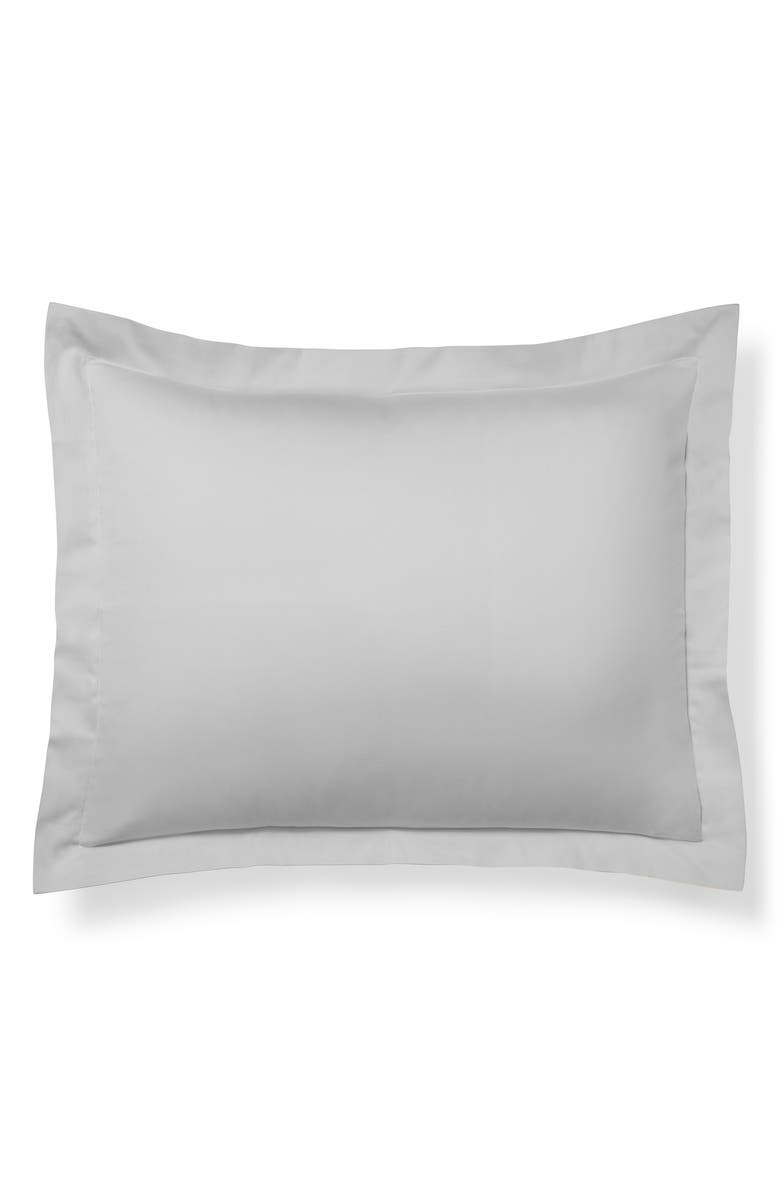 Boll & Branch Classic Hemmed Organic Cotton Sham, Main, color, 