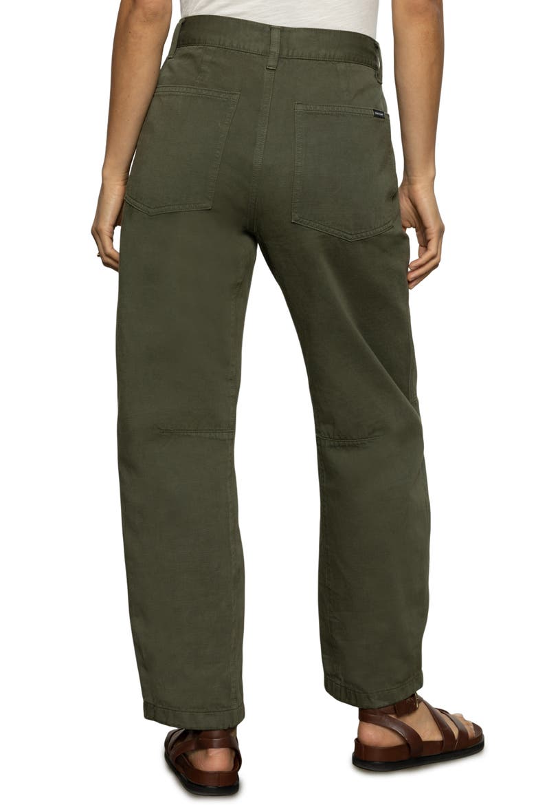 Cotton Utility Pants, Alternate, color, KALAMATA