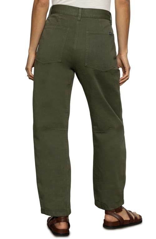 Sanctuary Cotton Utility Pants In Green