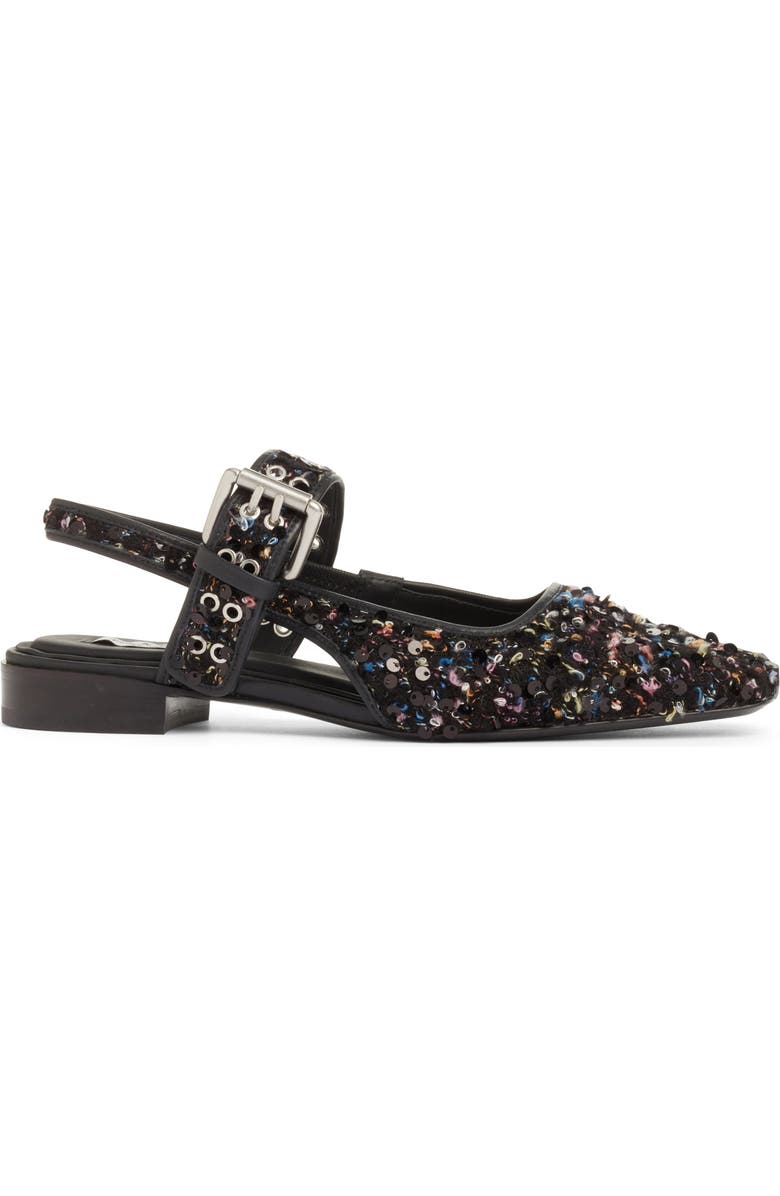 Astra Sequin Slingback Flat