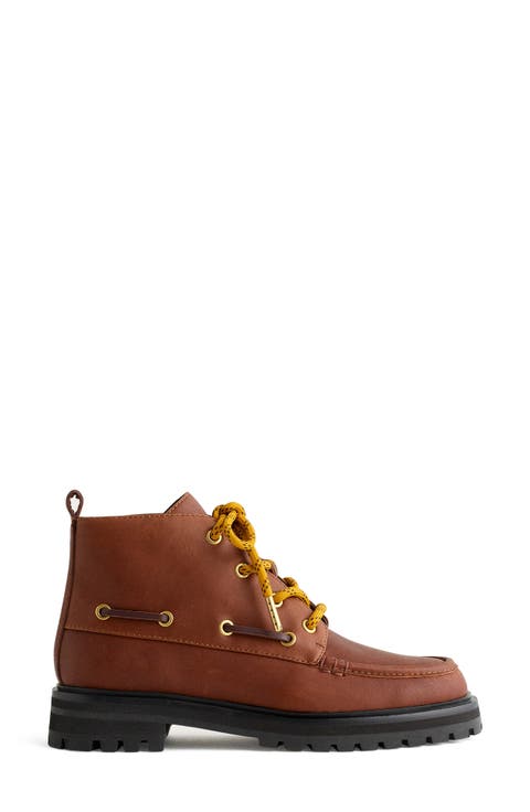 Ryder Leather Lace Up Ankle Boot