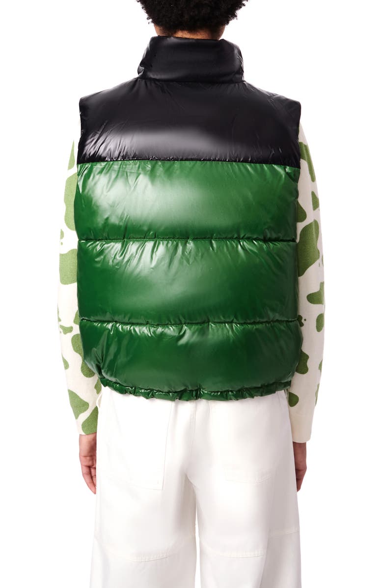 BERNIE Shiny Water Resistant Puffer Vest, Alternate, color, 