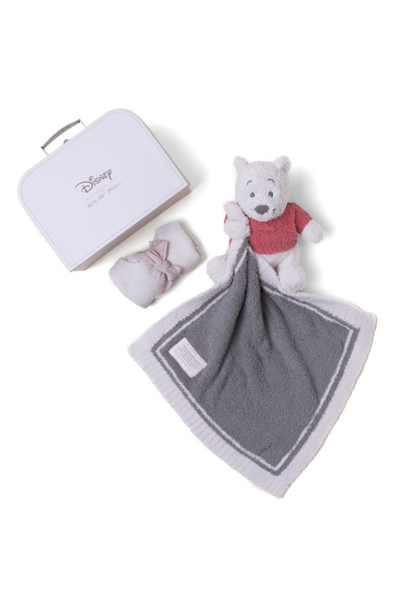 Barefoot Dreams<sup>®</sup> x Disney<sup>®</sup> Winnie the Pooh CozyChic Ultra Lite<sup>™</sup> Bodysuit, Blanket Buddy & Keepsake Luggage Box Set, Alternate, color, 