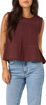 O'Neill Tasia Cotton Gauze Tank