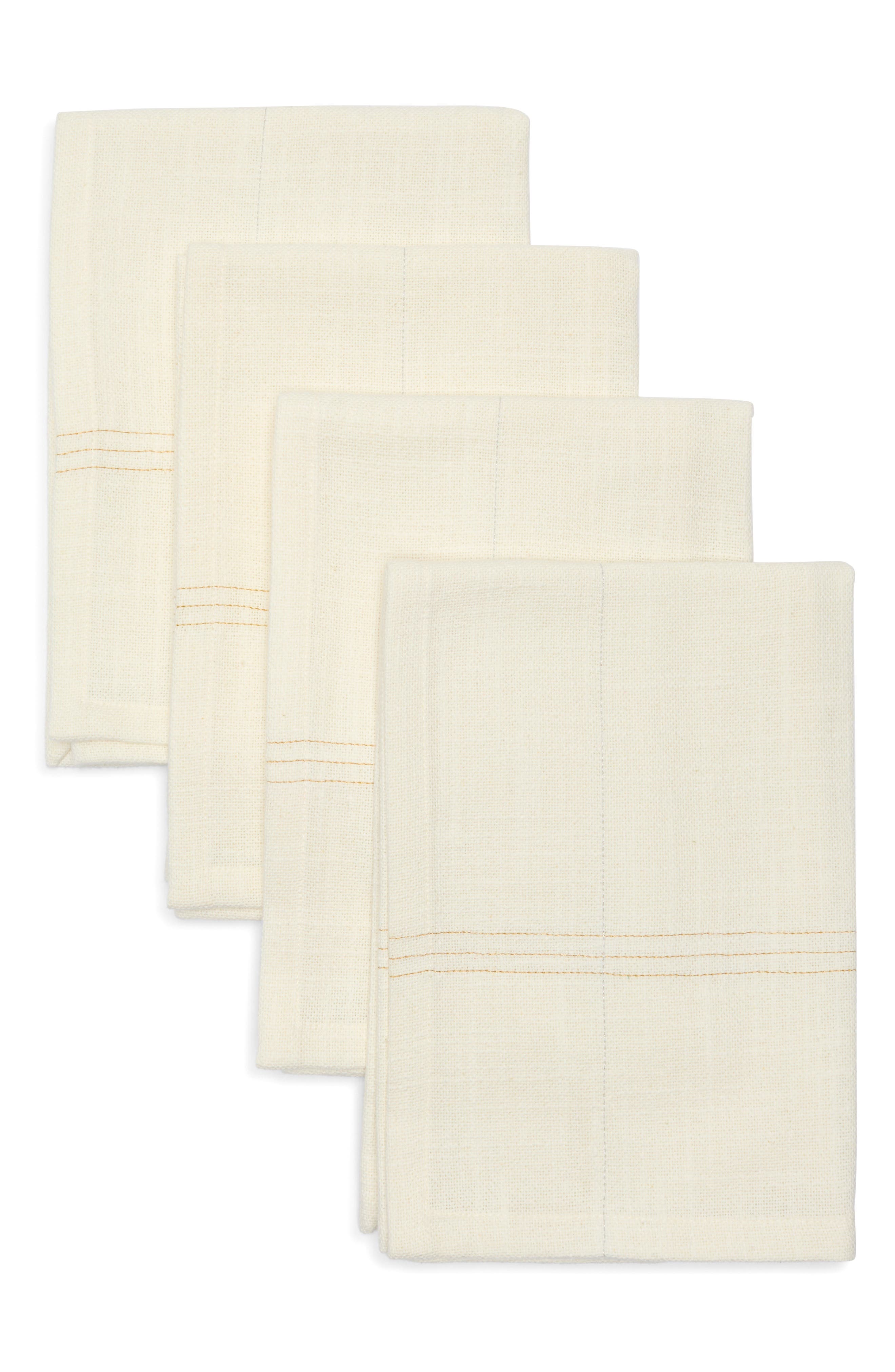 COMMUNE Set of 4 Handloom Linen Napkins