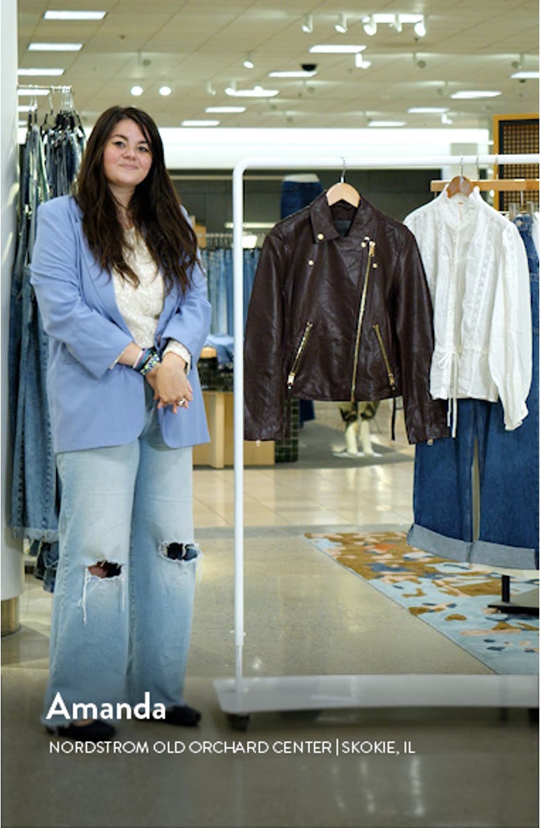 Dalby Leather Moto Jacket, sales video thumbnail