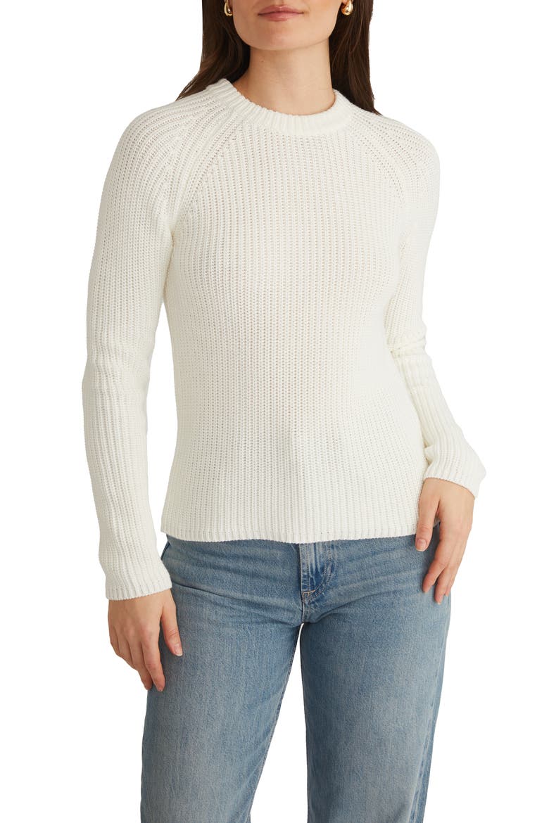 Jane Cotton Sweater, Main, color, CHALK