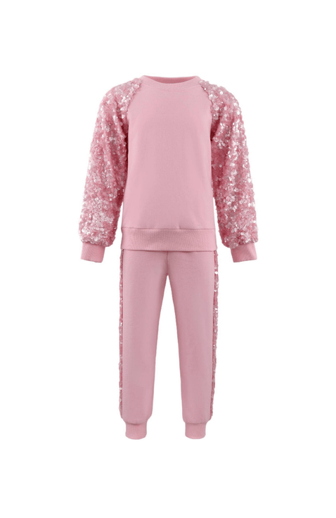 Sequin Joggers Set