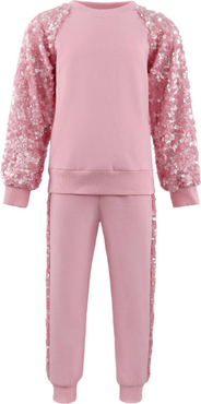 Lola + The Boys Sequin Joggers Set