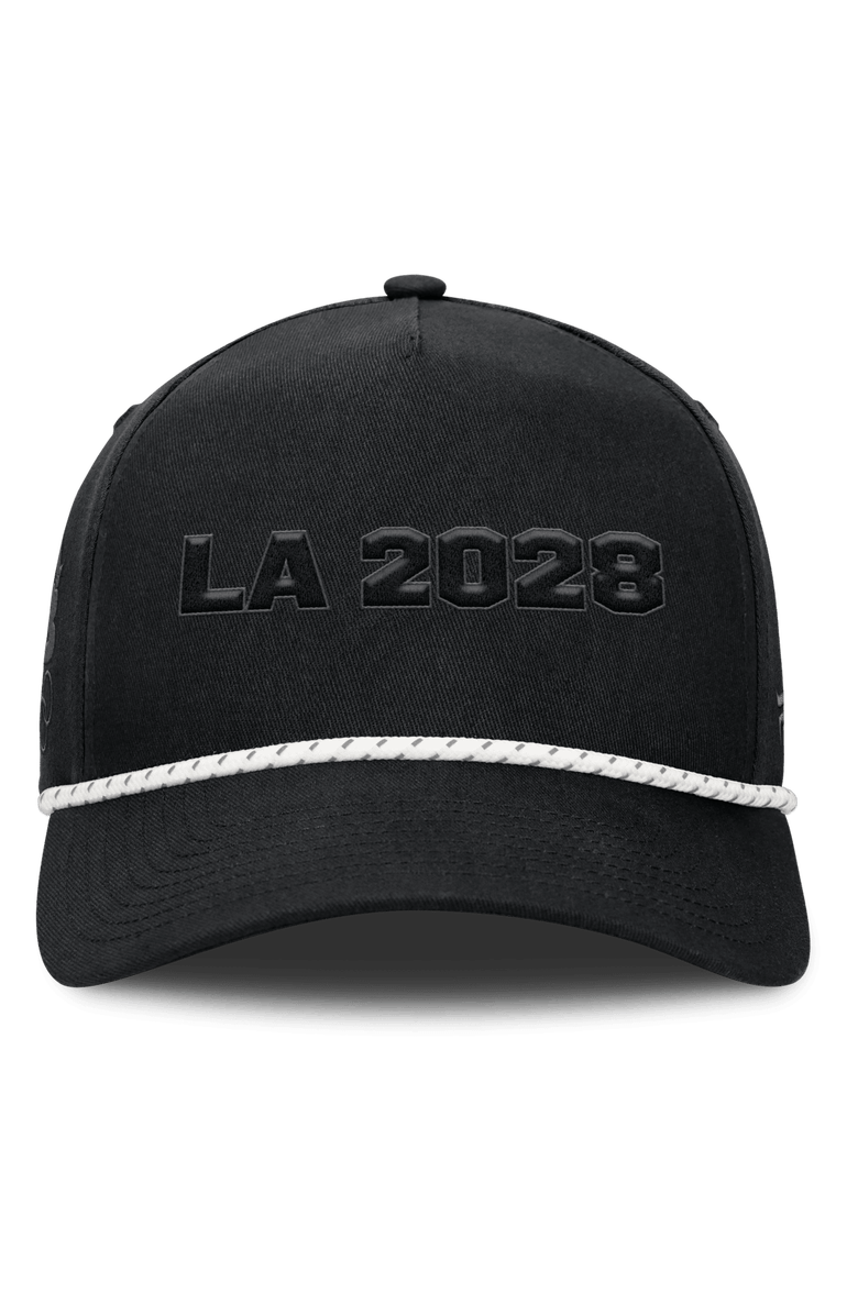 FANATICS Men's Fanatics Black LA28 Summer Olympics Undertone Rope A-Frame Adjustable Hat, Alternate, color, Black