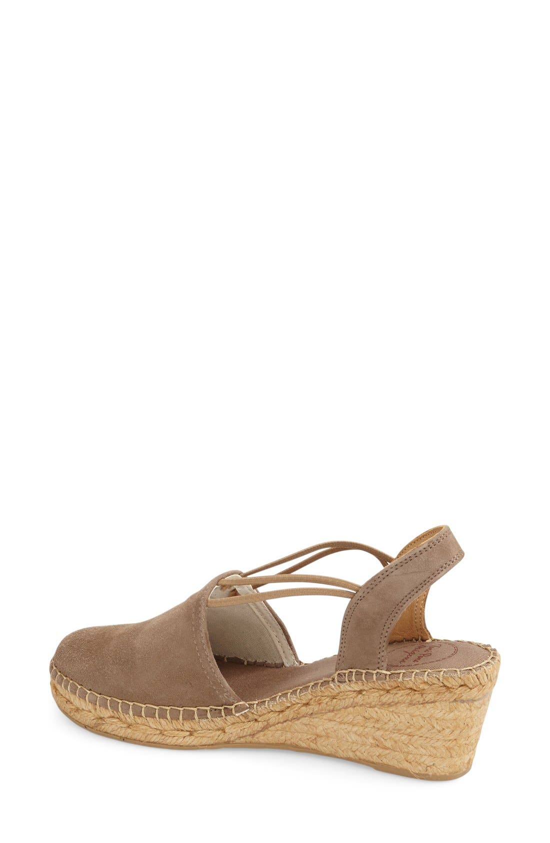 'Tremp' Slingback Espadrille Sandal, Alternate, color, TAUPE SUEDE