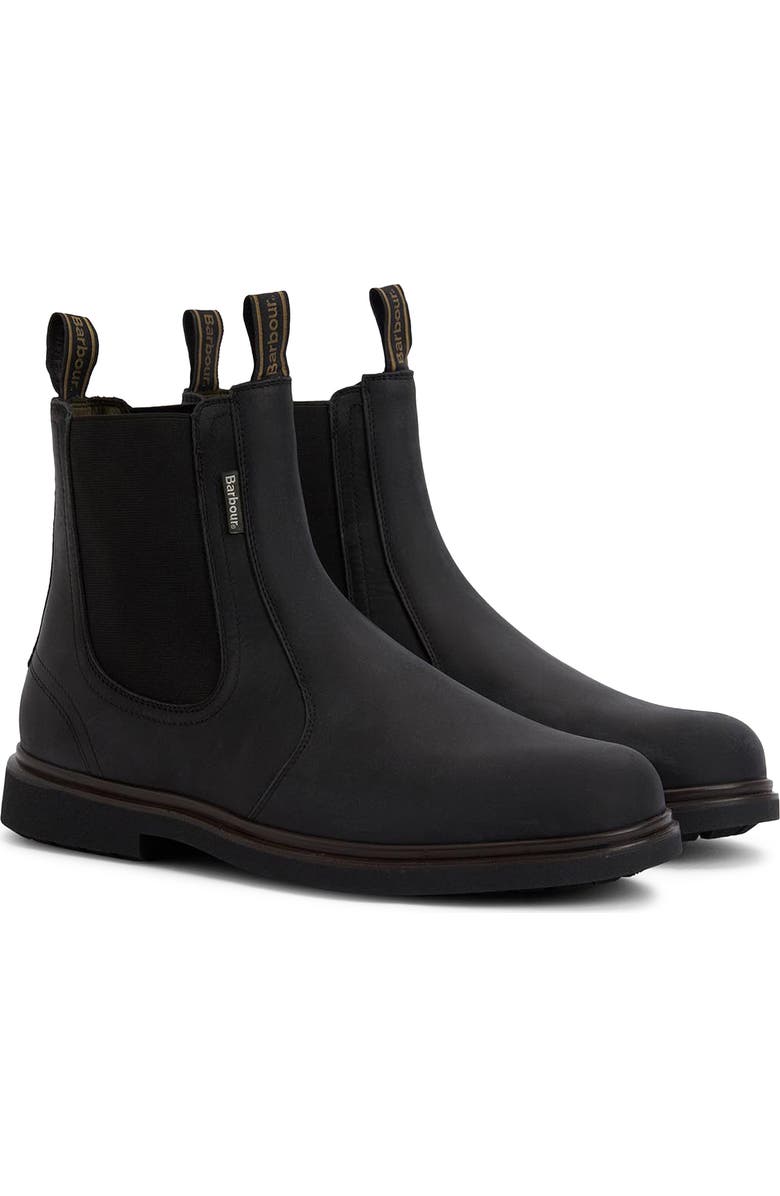 Barbour Hale Chelsea Boot, Main, color, Black