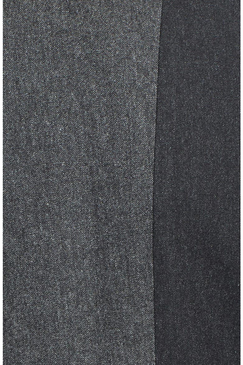'Jesi' Colorblock Flannel Jacket, Alternate, color, GREY COMBO