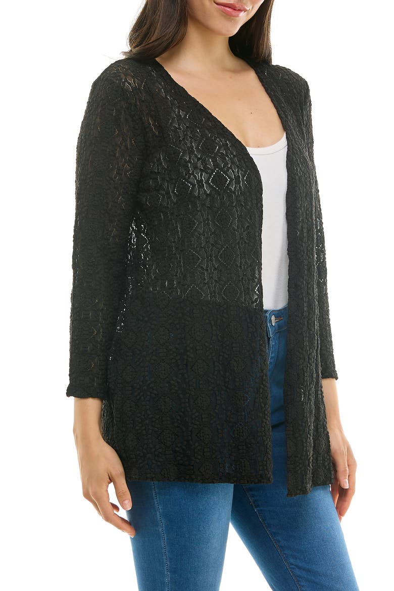 Lace Bolero, Alternate, color, BLACK