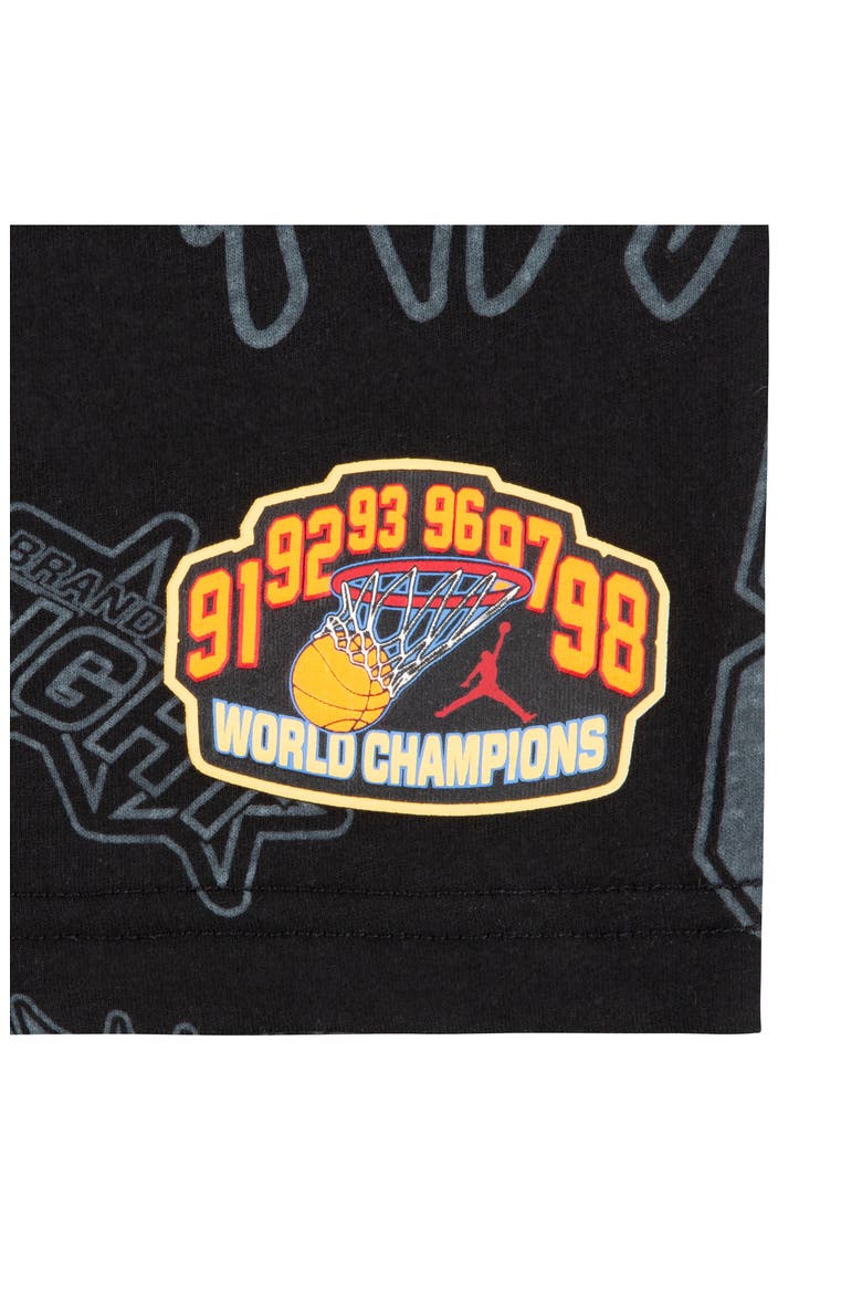 Kids' Jersey Patch T-Shirt, Alternate, color, BLACK