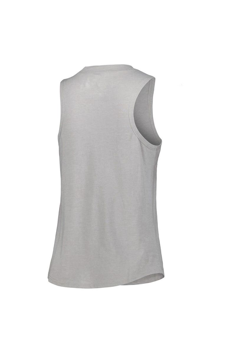 CONCEPTS SPORT Women's Concepts Sport Heather Gray/Heather Navy Toronto Maple Leafs Meter Muscle Tank Top & Pants Sleep Set, Alternate, color,