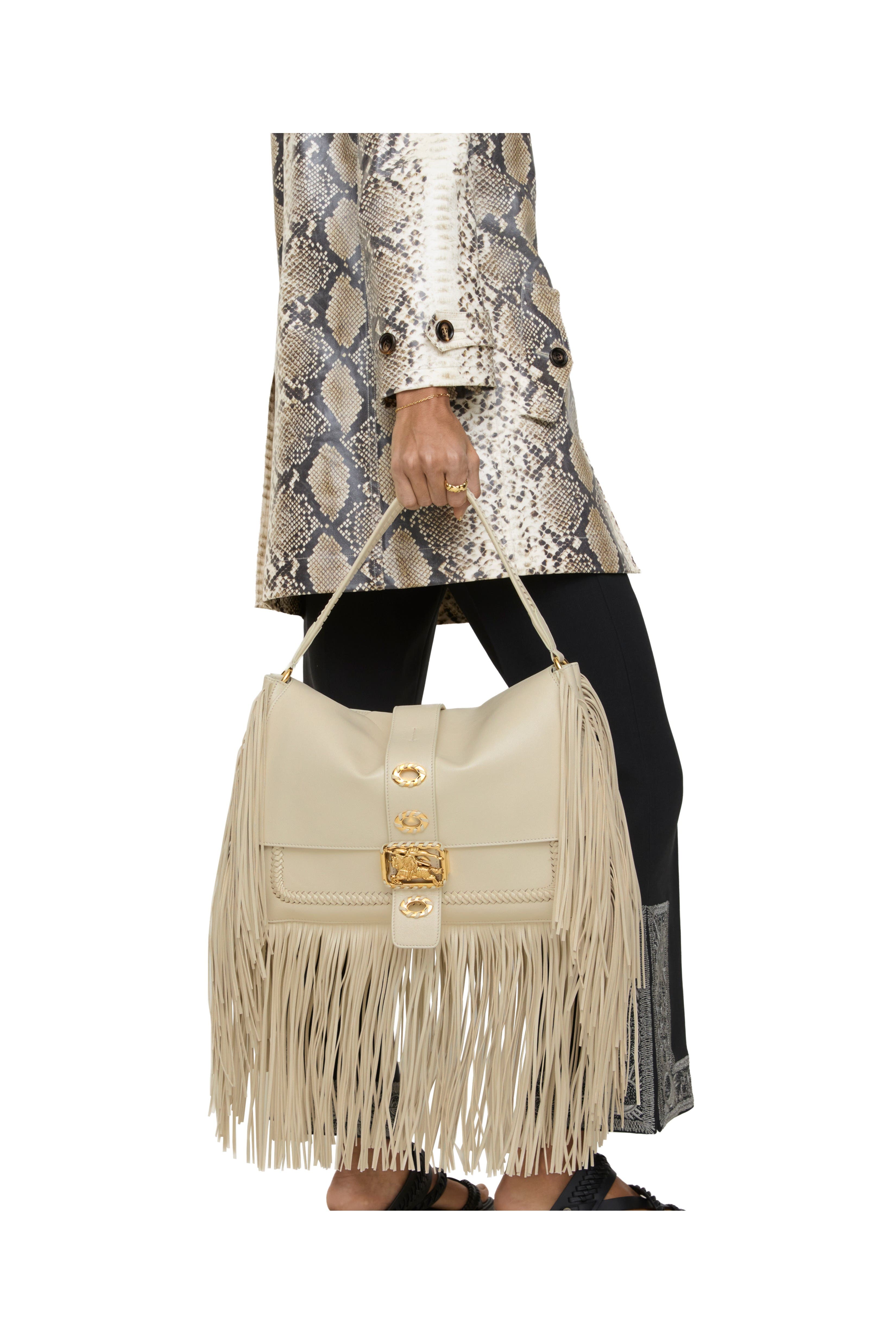 Burberry Medium Rider Bag, Alternate, color, Soap Beige