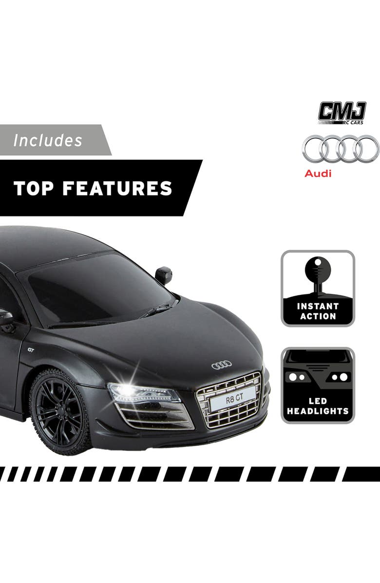 CMJ RC Cars Audi R8 Gt Rc Black, Alternate, color, Multicolored