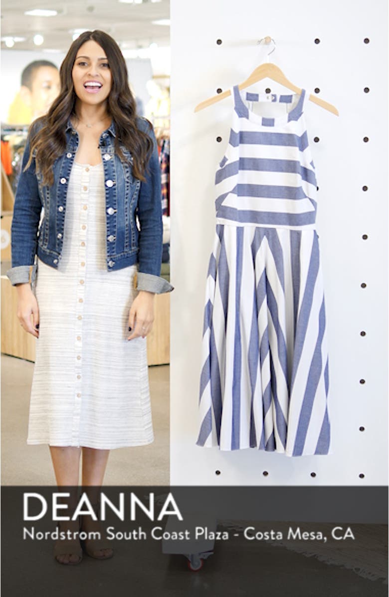 Cotton Fit & Flare Dress, sales video thumbnail