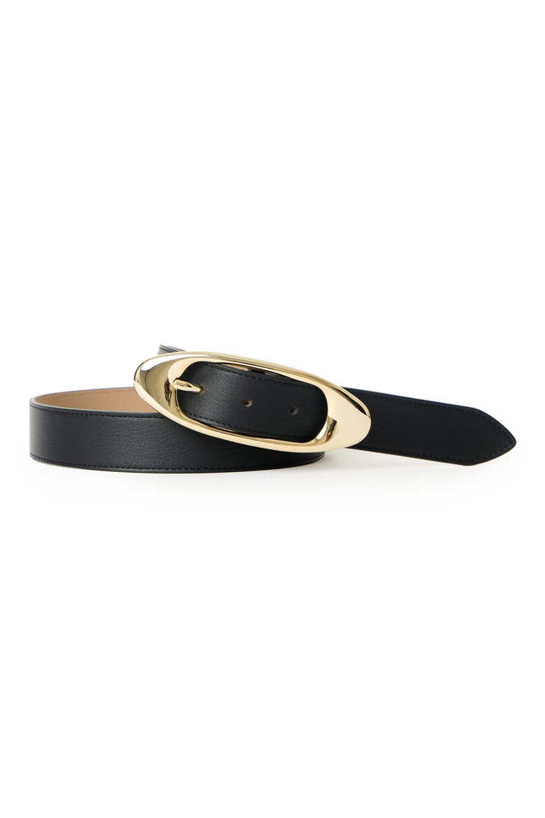 Candice Leather Belt, Alternate, color, BLACK GOLD