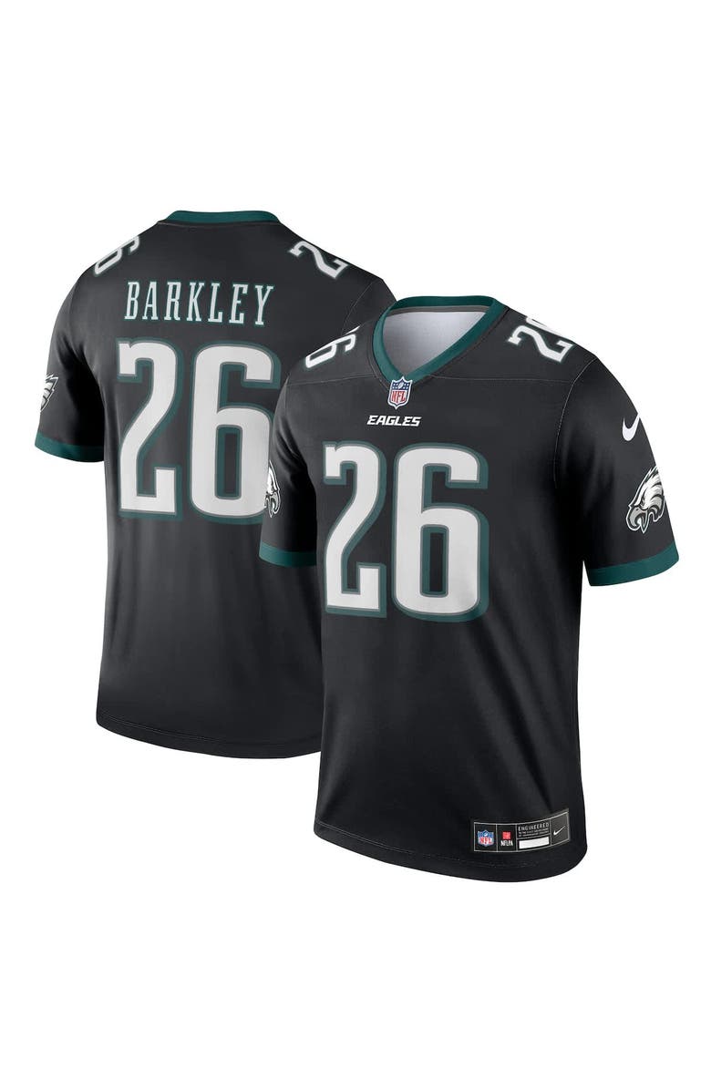 Nike Men's Nike Saquon Barkley Black Philadelphia Eagles  Legend Player Performance Top, Main, color, Black