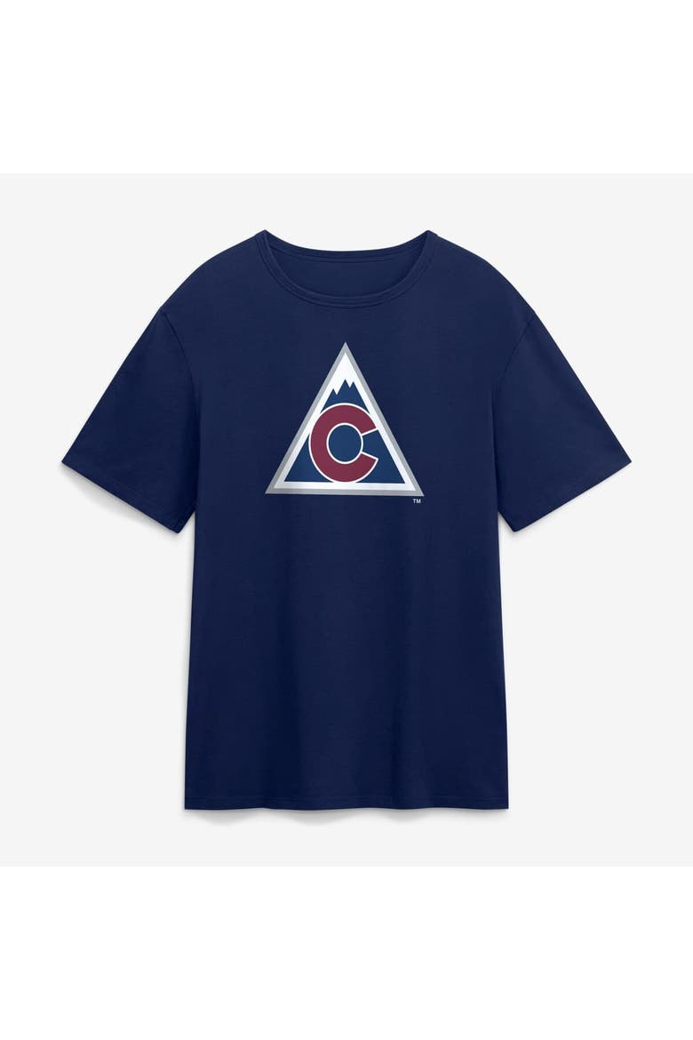 Men's Fanatics  Athletic Navy Colorado Avalanche Elevated Essential T-Shirt, Main, color, Athletic Navy