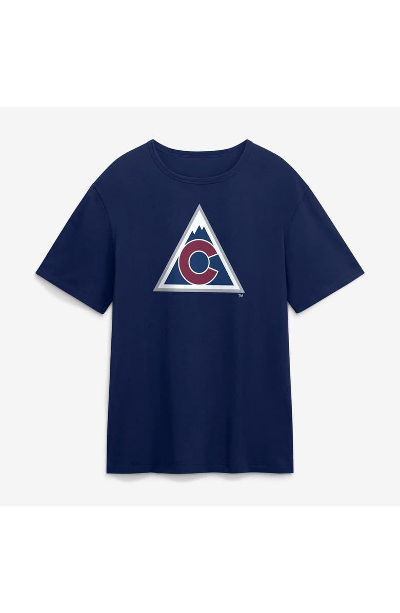 FANATICS Men's Fanatics Athletic Navy Colorado Avalanche Elevated Essential T-Shirt, Main, color, Athletic Navy