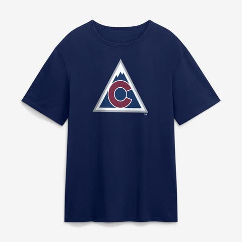 Men's Fanatics  Athletic Navy Colorado Avalanche Elevated Essential T-Shirt