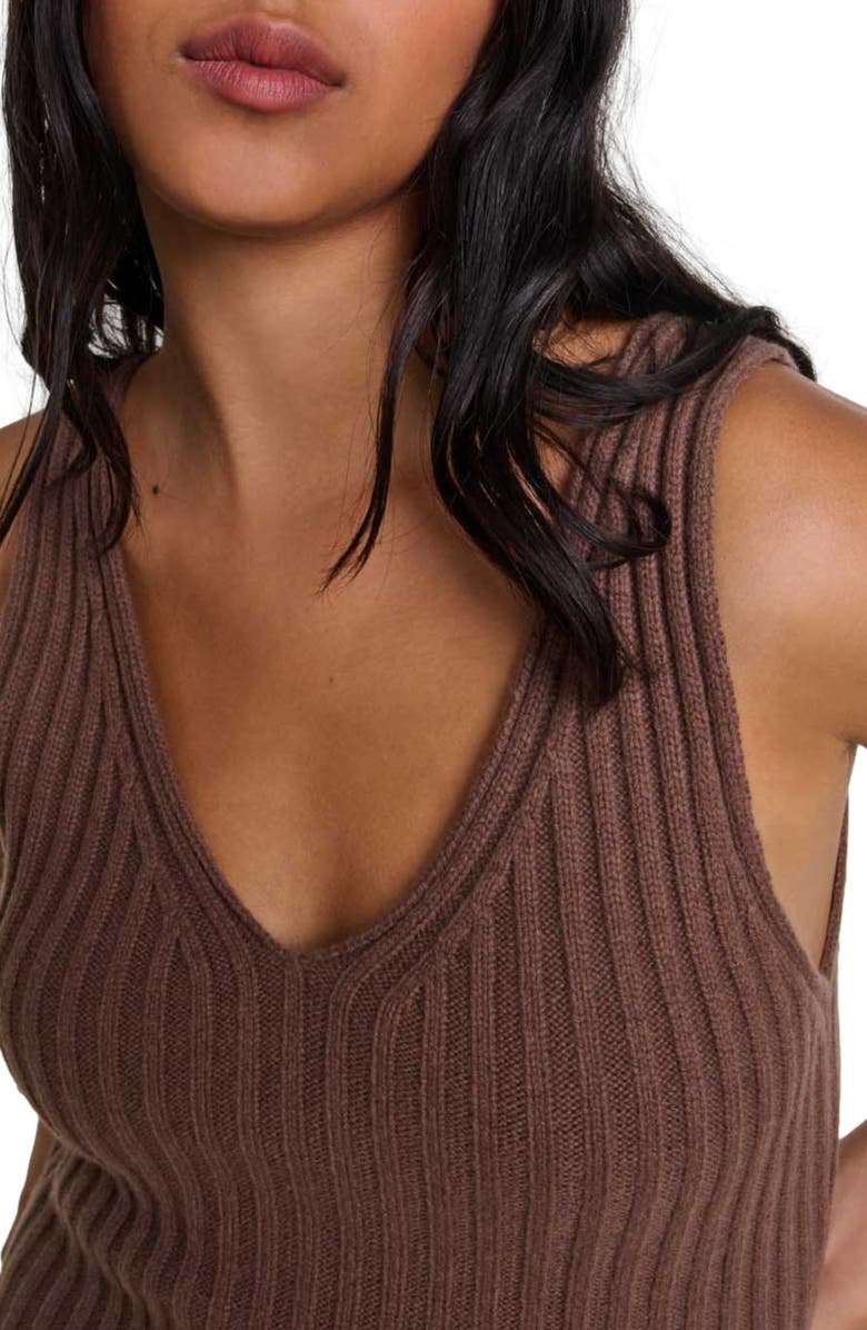 maje 2-in-1 wool maxi dress, Alternate, color,