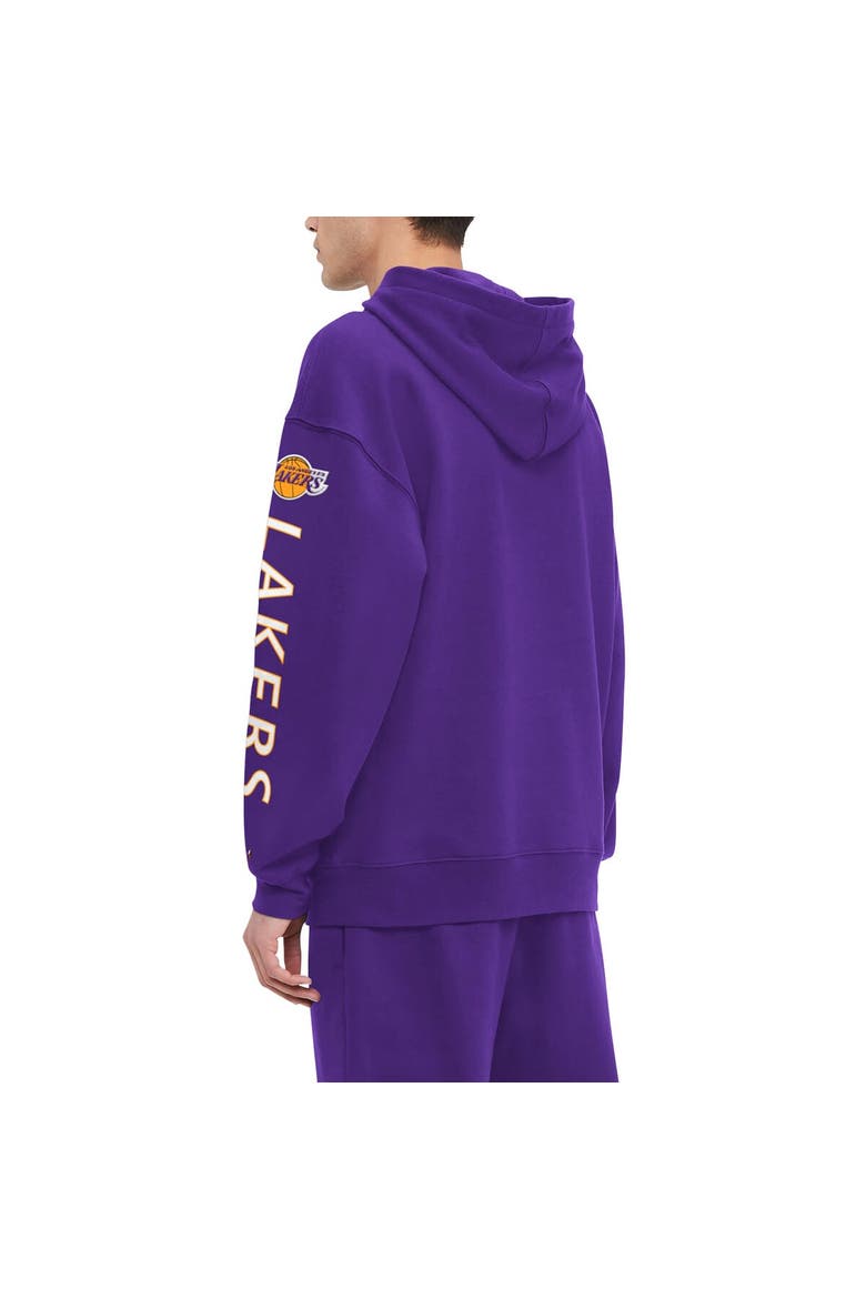 Men's Tommy Jeans Purple Los Angeles Lakers Kenny Pullover Hoodie, Alternate, color, Purple
