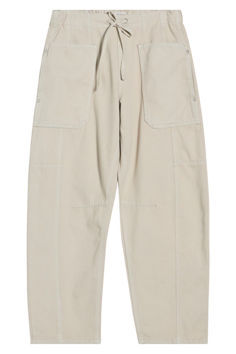 The Arc Barrel Leg Pull-On Pants, Alternate, color, MINERAL GREY