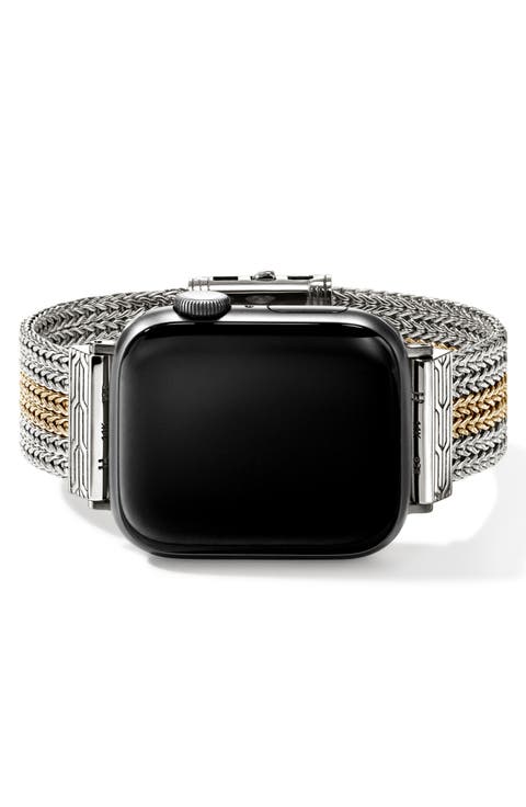 Mixed Metal Smart Watch Strap