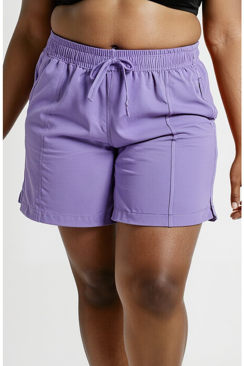 Plus Size 7" Board Shorts, Main, color, Lavender