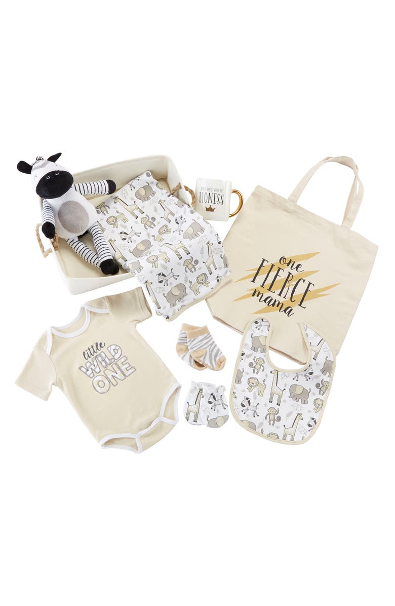 Baby Aspen Safari 9-Piece Baby Gift Set, Main, color, 