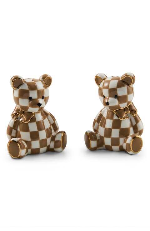 Mocha Bear Salt & Pepper Shaker Set