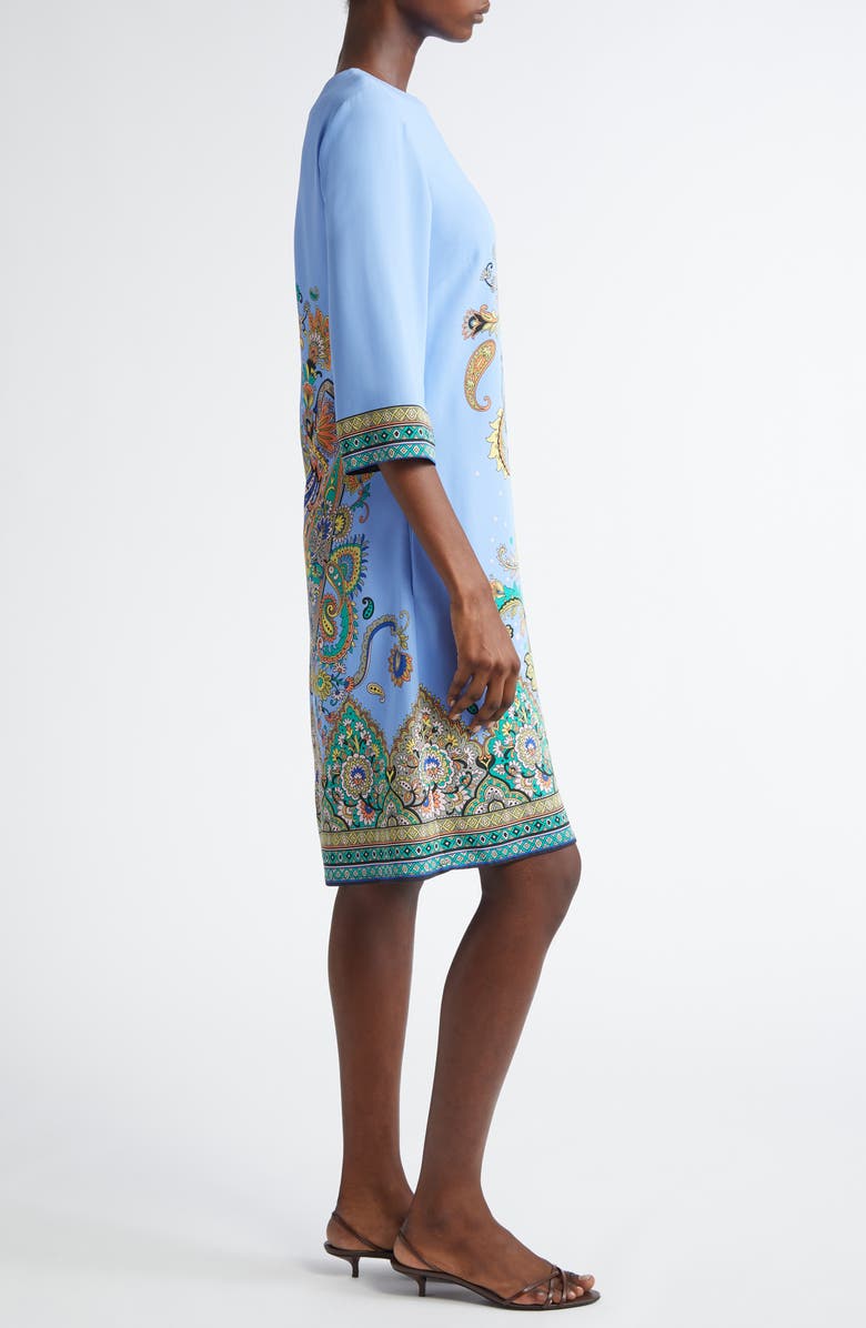 Etro Paisley Shift Dress, Alternate, color, 