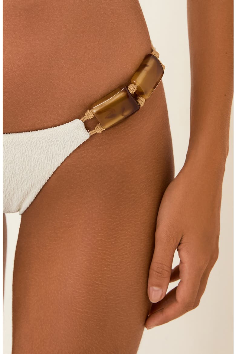 Firenze Lesley Bikini Bottoms, Alternate, color, WHITE