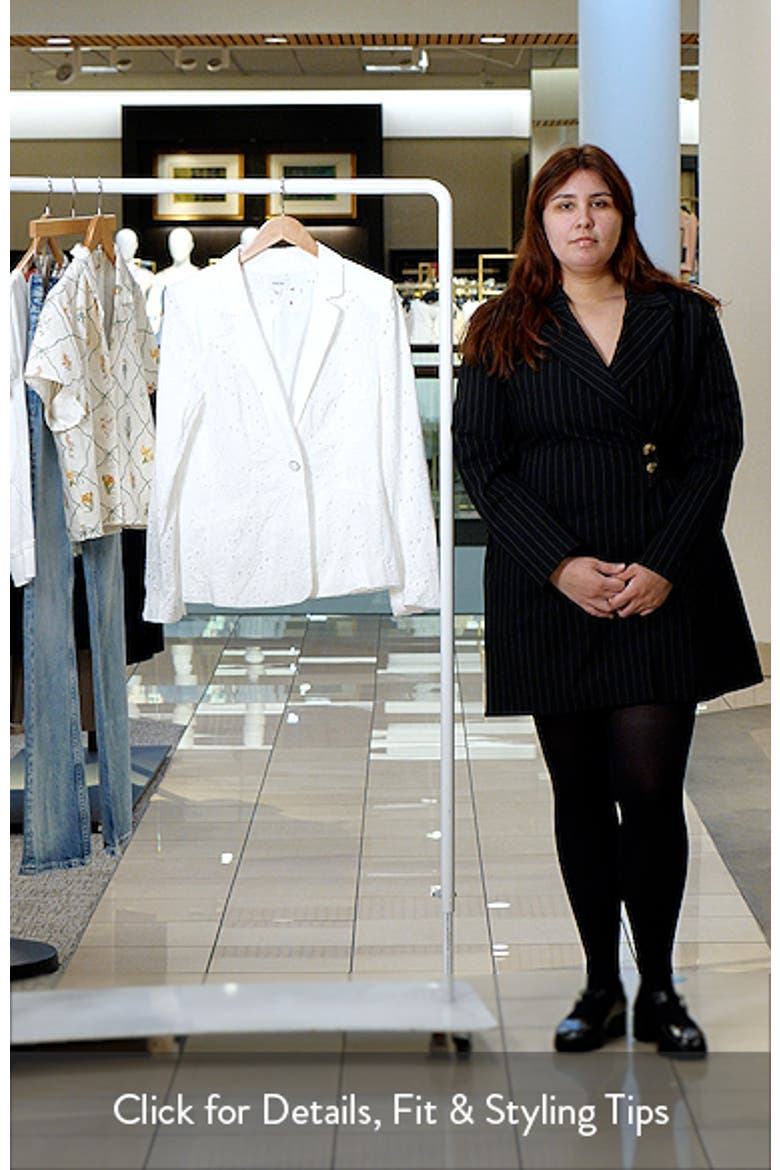 Cotton Eyelet Blazer video