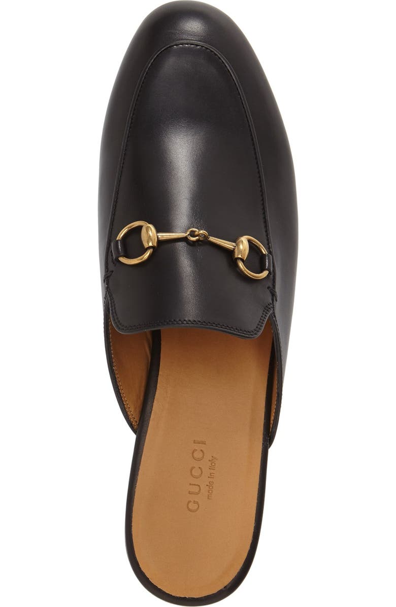Gucci Princetown Loafer Mule, Alternate, color, Black Leather